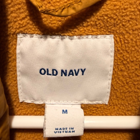 Old Navy Women's Mustard Color Puffer Jacket size M - Picture 3 of 5